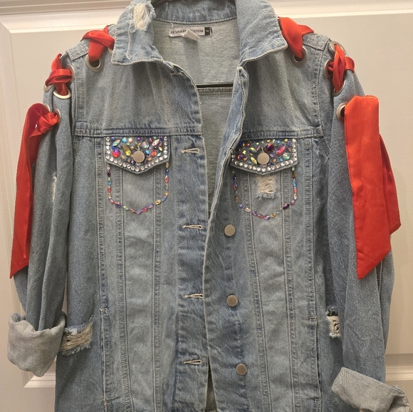 Taylor Swift Eras Tour Denim Jacket - Picture 2 of 5